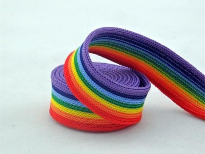 海晨希纺织 间色经编带  ** 大量现货