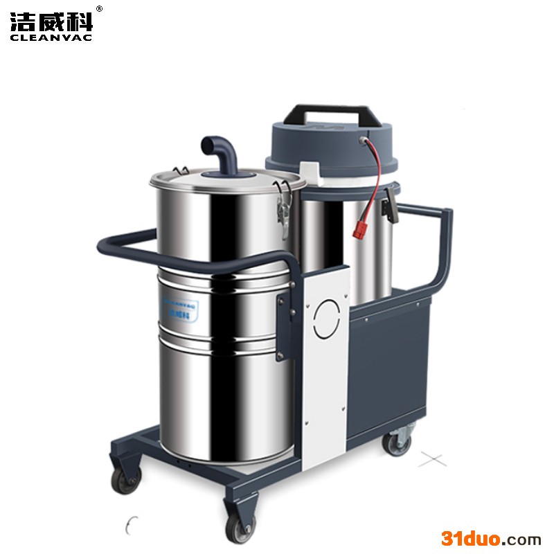 220V纺织厂用工业吸尘器厂家定制 洁威科3.6kw工业吸尘器WB-3B