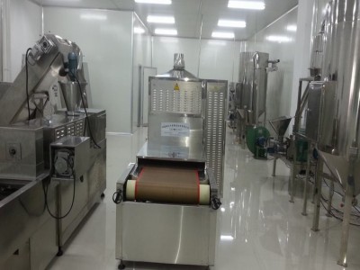 立威生产纺织品微波烘干杀菌设备