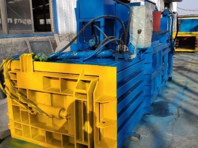 塑料自动打结卧式打包机 棉花纺织品易拉罐压块机 大型捆扎机