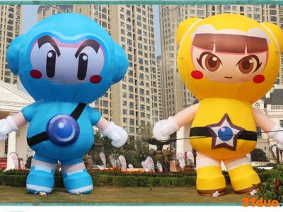 非凡气模 充气人偶活动 卡通服饰气模人 人穿服装气模 行走充气人偶