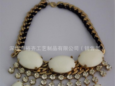 衣服配件饰品 上衣镶钻项链挂件  直销服饰挂件 项链吊坠