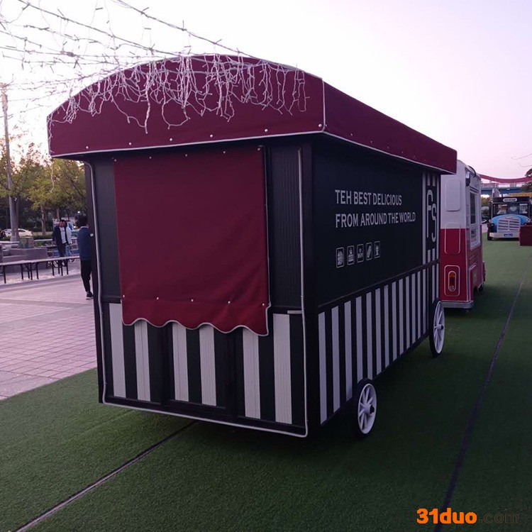 酷动潮铺多功能小吃车  烧烤车  服饰车