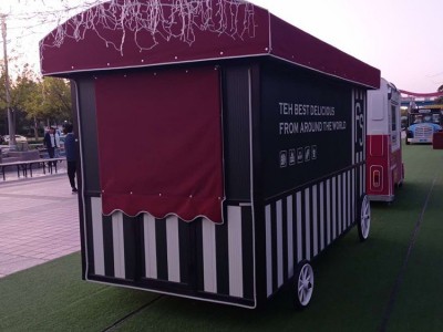 酷动潮铺多功能小吃车  烧烤车  服饰车
