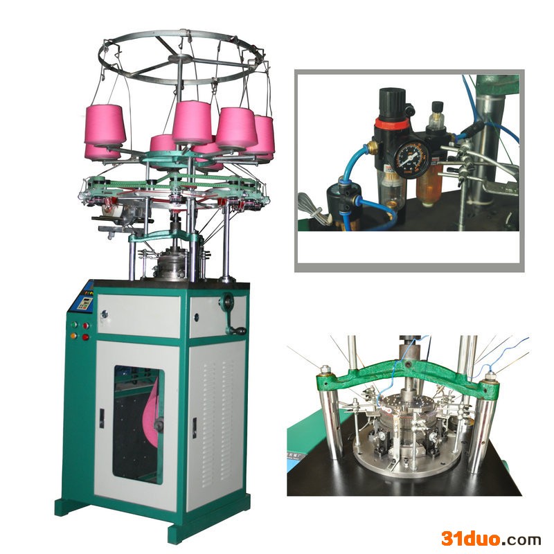 ** 无缝罗纹袖口机 全自动袖口机 针织圆机 纺织设备 无缝袖口机