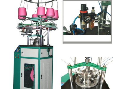 ** 无缝罗纹袖口机 全自动袖口机 针织圆机 纺织设备 无缝袖口机