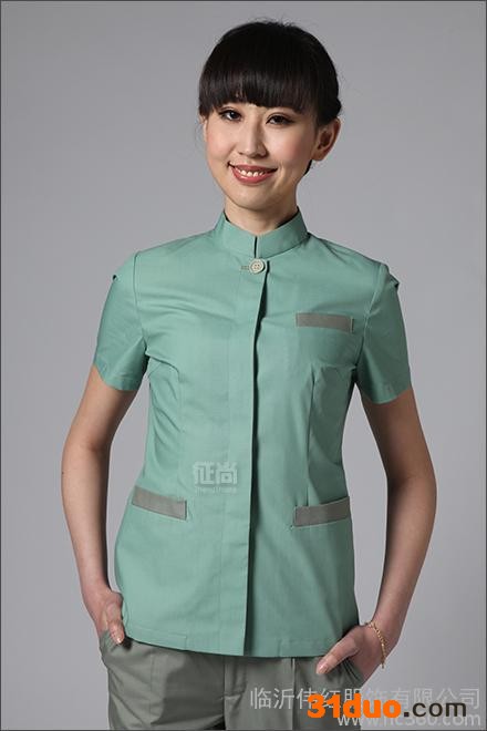 供应伟红服饰165/84临沂保洁工作服 物业保洁服订做 滨州保洁服订做 淄博保洁服装  东营保洁服