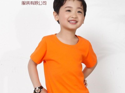 裕纯服饰空白T恤 童装2015夏装新款圆领纯棉短袖多色定制