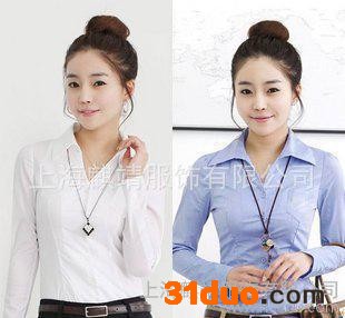 订制韩版衬衫  上海麒靖服饰专业为企业制作各种款式衬衫