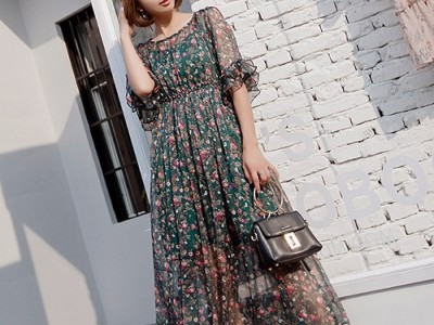 泓发服饰THISHAIR供应**连衣裙HF17034连衣裙厂家连衣裙 批发价格