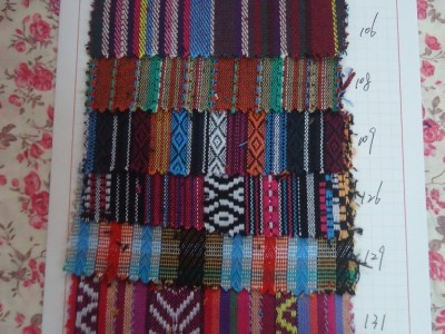 民族条【民族服饰】 民族风服饰面料 全涤色织民族条