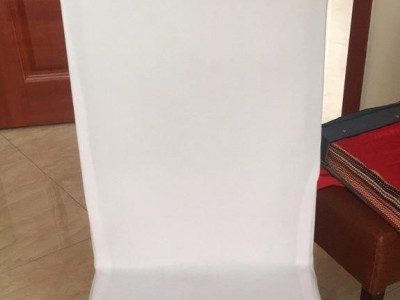 君康传奇纺织定做弹力椅套 酒店餐厅会议连体椅子套 婚庆婚礼加厚饭店椅套印字