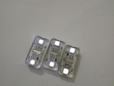 发光衣服灯 LED震动发光服饰灯 拍打LED衣服闪光灯 防水