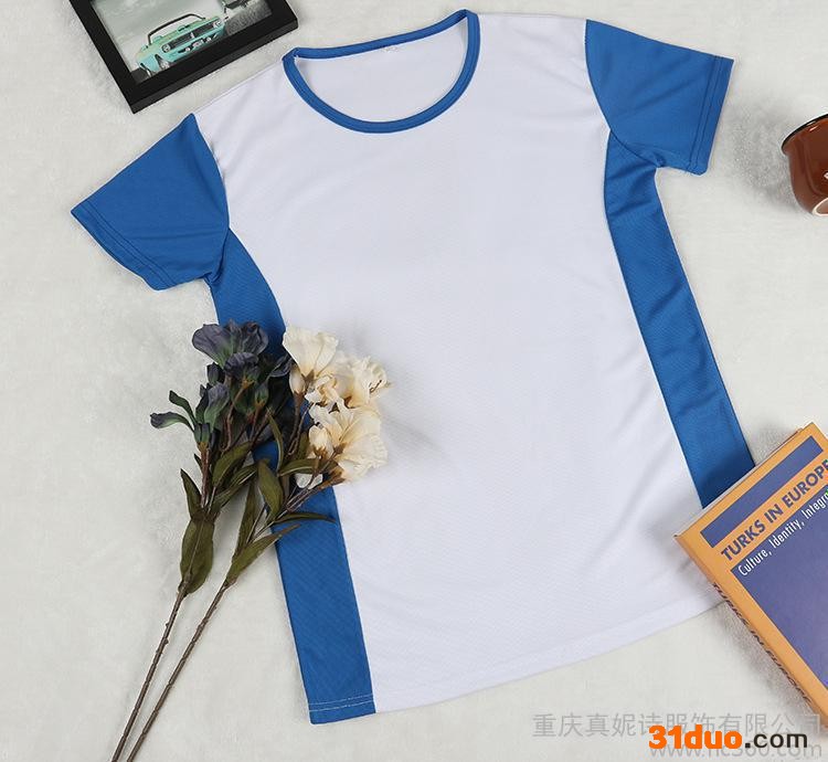 真妮诗服饰 男女相色体恤衫 T恤 体恤短袖