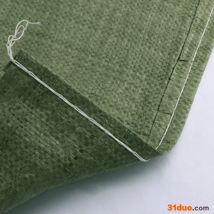 美若 绿色塑料编织袋蛇皮袋 纺织行业包装袋 塑料麻袋编织袋