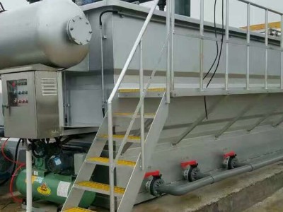 跑蓝环保 纺织服装加工厂气浮机 环保型气浮设备 污水处理设备厂家定制