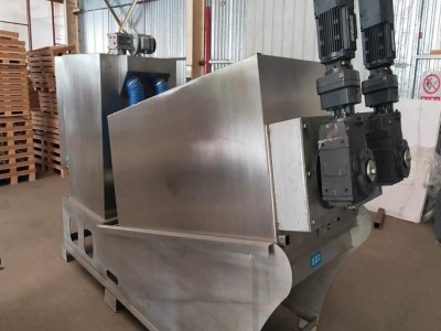 万洁环保 纺织厂污泥脱水设备 201型叠螺机 全自动寿命长 叠螺式污泥脱水机