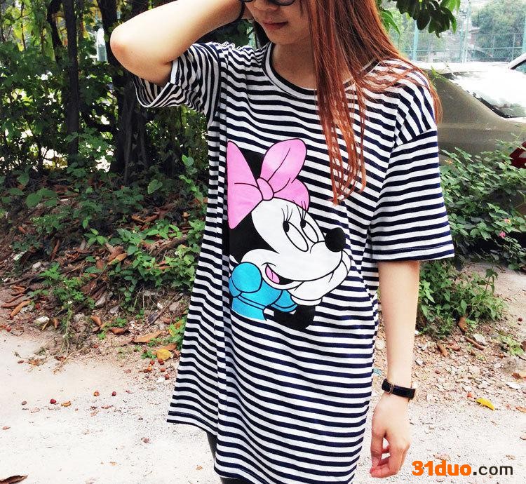 2015年新款 衣色服饰 夏季 韩版t恤女款短袖T恤女装