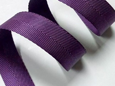 【山立】尼龙人字纹织带 V纹织带 5分紫色薄款可做包边提手服饰用