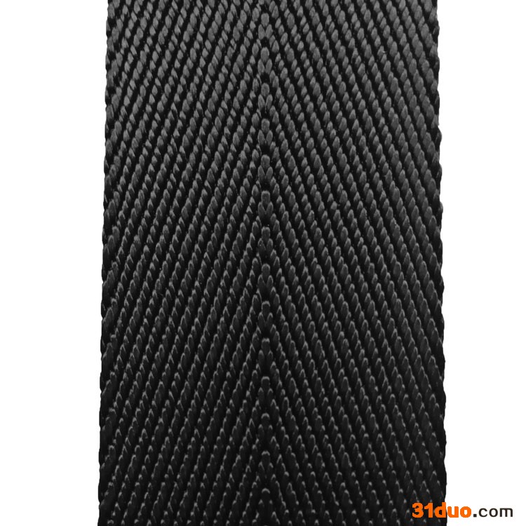 【山立】尼龙人字纹织带 V形人字编织织带 1.5寸38mm加厚黑色 箱包服饰用