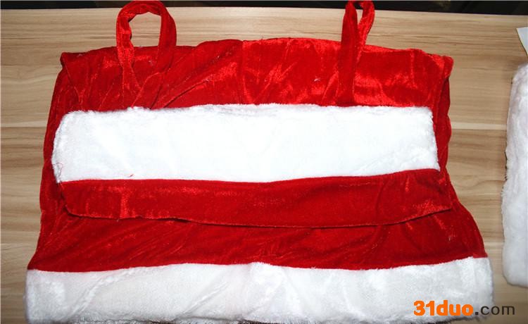 金丝绒吊带成人女裙 圣诞节舞台表演服装 圣诞老人服装服饰SD