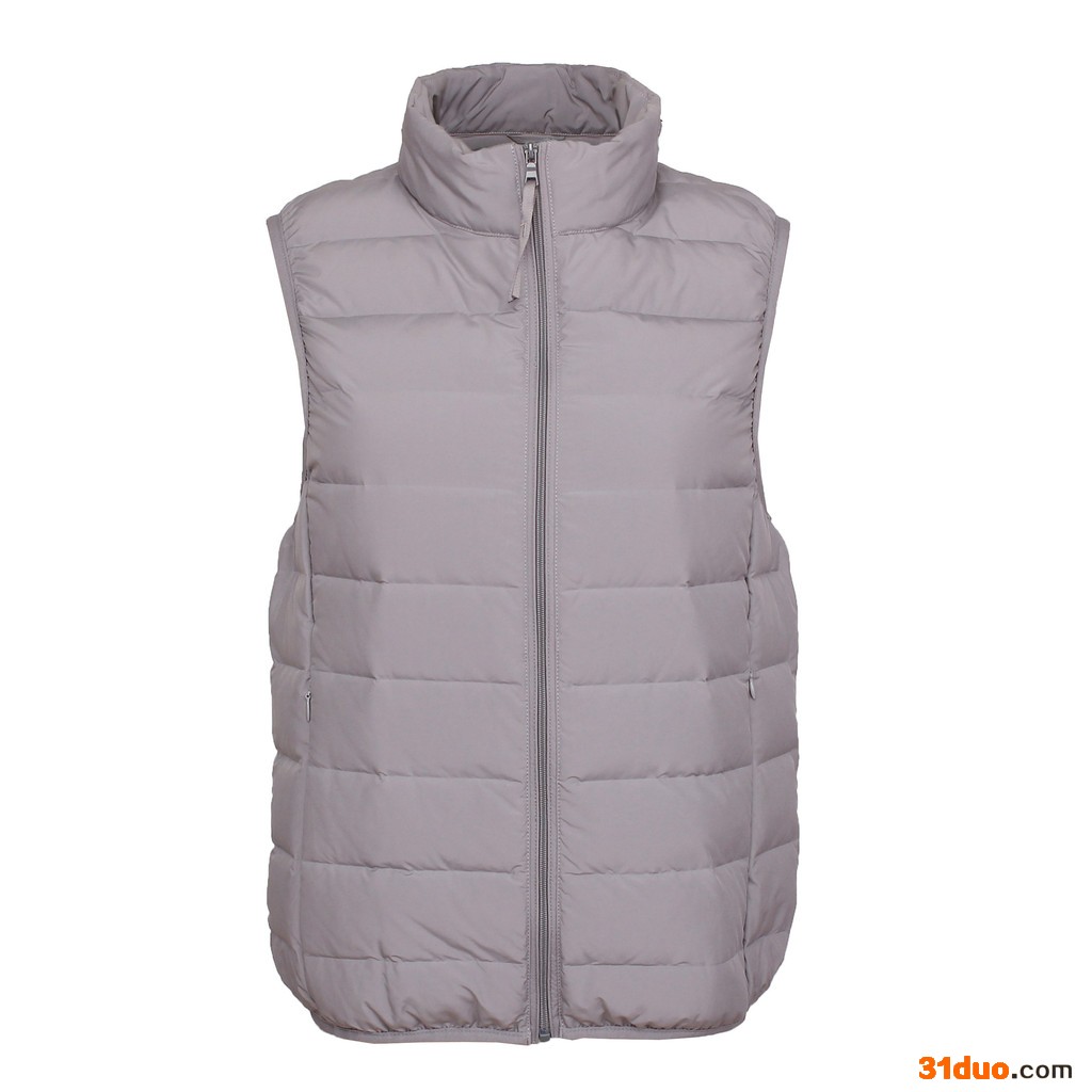 冠鸿服饰 马甲白鸭绒填充马甲女士羽绒马甲欢迎来电选购