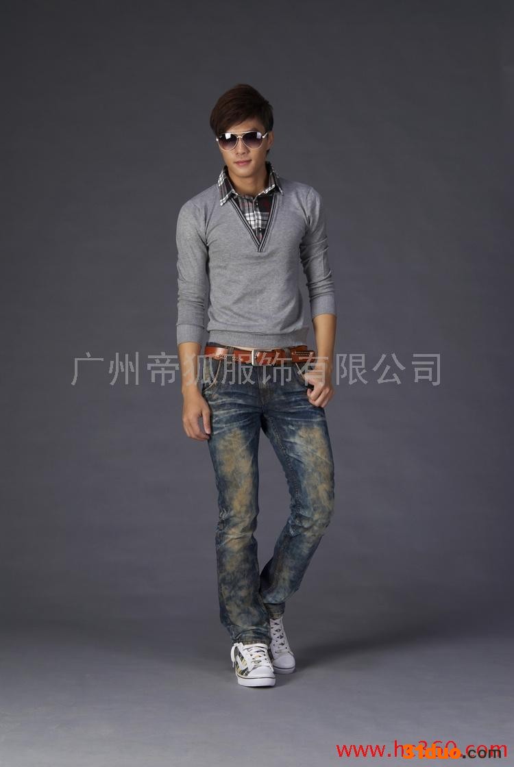 供应江南帝狐JNEFOX帝狐服饰时尚男装毛衣