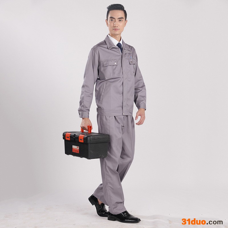 直销普通工装吸湿排汗套装现货优远服饰定制