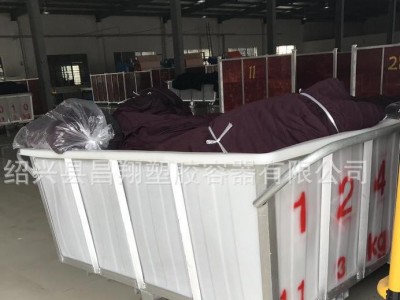 绍兴染整倒腾车 长兴纺织印染布斗车 1600L加厚内胆方桶 直销