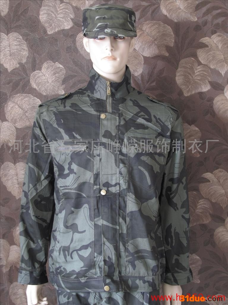 供应峥嵘基地“野营纵队”A1_2款河北迷彩服饰 外军服饰