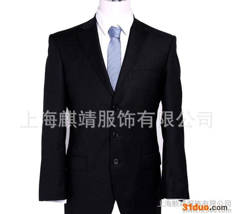 男式西装  上海麒靖服饰 企业订做