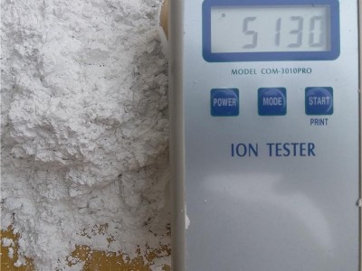 厂家供应陶瓷 家装纺织 涂料 硅藻泥用1250目白色氧离子释放量5万的白色负离子粉