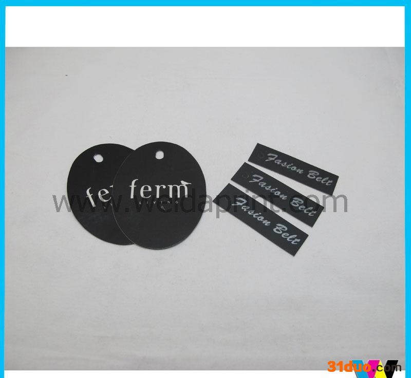 东莞印刷 定做服饰吊牌 过光胶