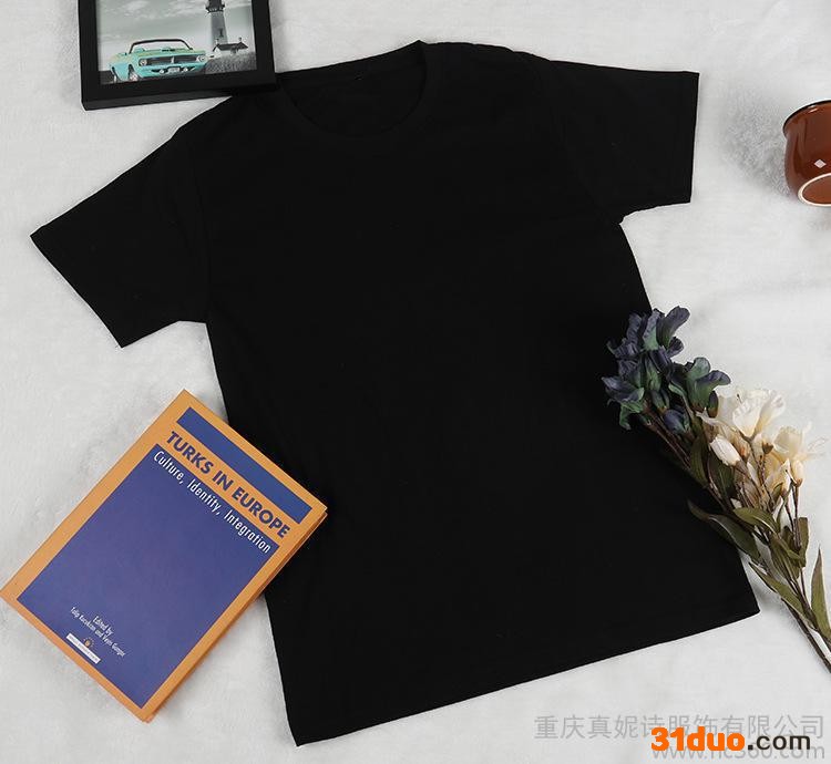 真妮诗服饰 男女文化衫短袖 T恤 体恤短袖