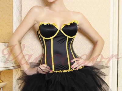 维珂多工厂 舞会束身衣套装配裙子 欧美晚会服饰外贸货源