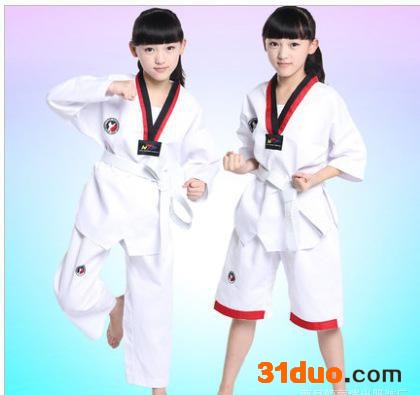 儿童跆拳道舞蹈太极拳表演服饰武术表演出服元武道中国功夫练功服