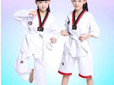 儿童跆拳道舞蹈太极拳表演服饰武术表演出服元武道中国功夫练功服