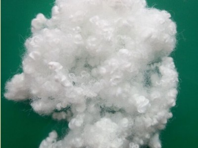 三维中空加硅15d-32mm涤纶纤维 珍珠棉 枕芯服饰填充棉