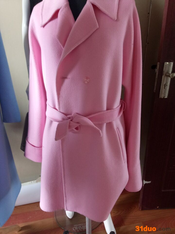 服装加工 XL880  手工双面尼 装苑服饰 双面尼女士大衣 服装定制