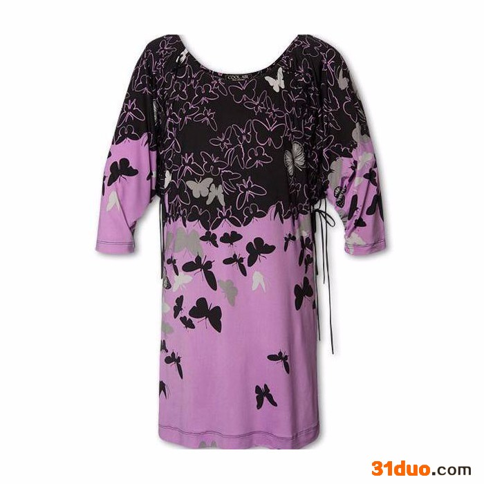 欧娜服饰GB/T1335  160/84A  印花中长款女士裙