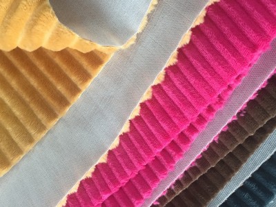 **100%涤纶绒布面料法兰绒灯芯绒沙发服饰面料