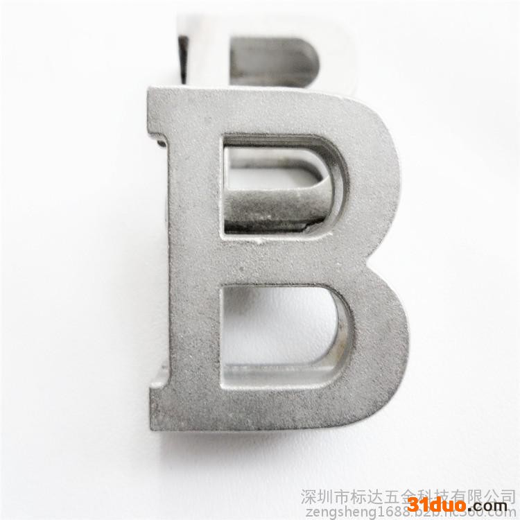 服饰箱包五金厂家专业生产不锈钢铸造无缝D型扣 圆环类的不锈钢箱包扣