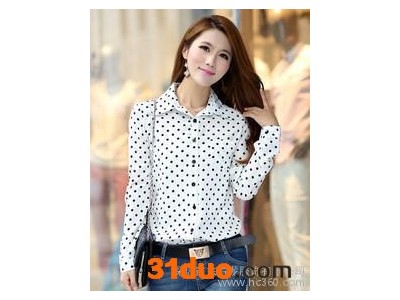 供应东方龙服饰新款女士春装衬衫