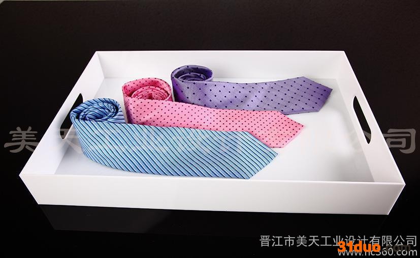 曹喜欢 亚克力领带展示盒 服装展示盒 专卖店服装店服饰展示道具