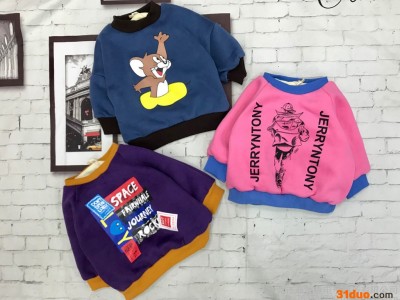 广西百色儿童服饰进货渠道日韩风**纯棉舒适柔软加真超柔童装卫衣批发支持货到付款的童装微信号