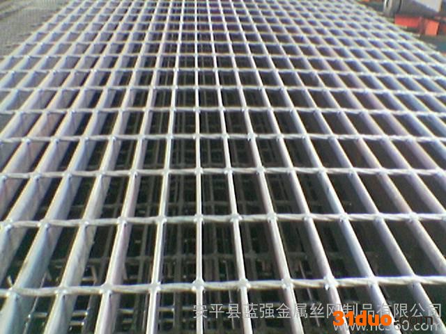 蓝强网业钢格板厂家销售建筑建材用Q235金属网格板(格栅板)