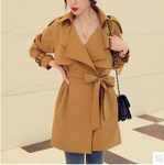 黄色风衣，芬衣恋服饰供应大衣