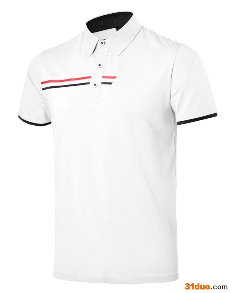 港茵 5818高尔夫服装定制 男式T恤POLO衫运动上衣服饰球服