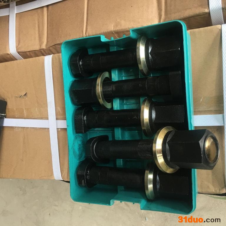 斯太尔轮胎螺丝M23*1.5*145小力汽配工厂直销高强度 斯太尔轮胎螺丝