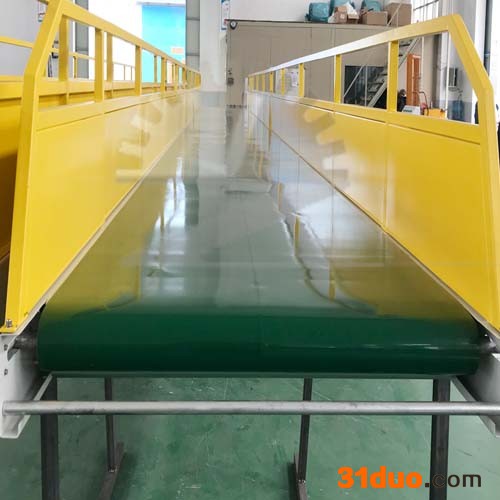 **五金 汽配件加宽1米宽皮带输送线 PVC皮带输送线